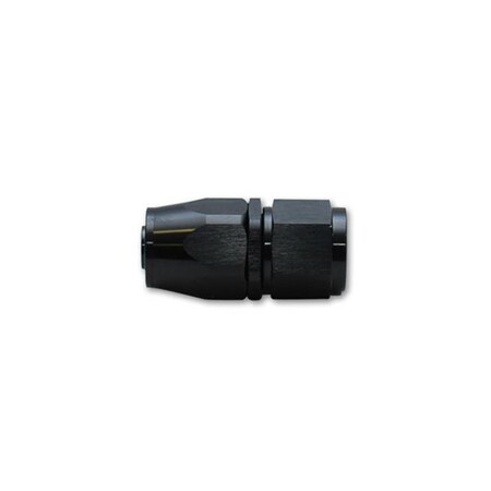 Superjock 21006 -6 An Straight Hose End Fitting; Black SU353106